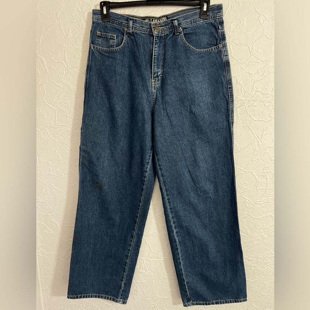 Lamasini Jeans Blue  Carpenter Regular Fit 34x32 NICE